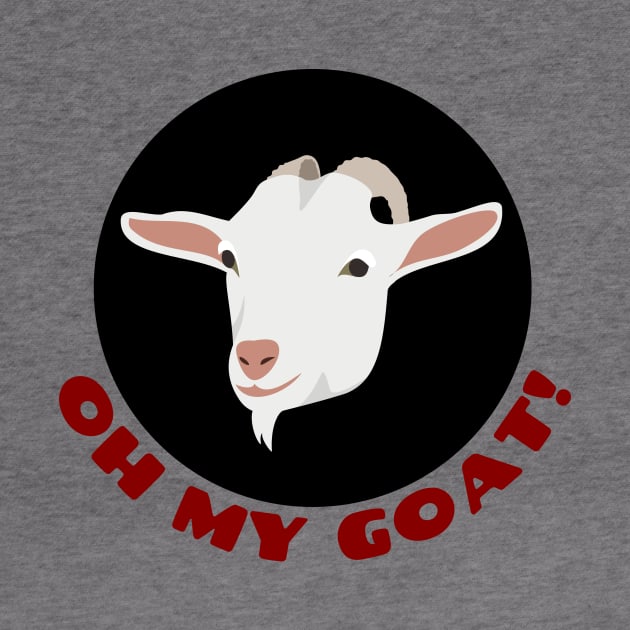 Oh My Goat | Goat Pun by Allthingspunny